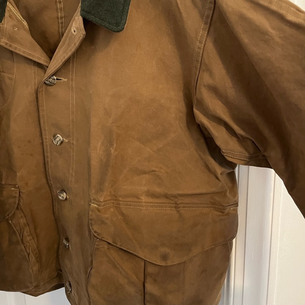 Vintage Filson Tin Cloth Short Hunting Jacket - Picture 4 of 10